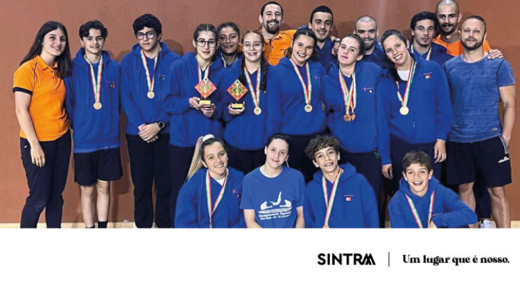 Ginastas de Sintra em destaque no Campeonato de Duplo Minitrampolim e Tumbling