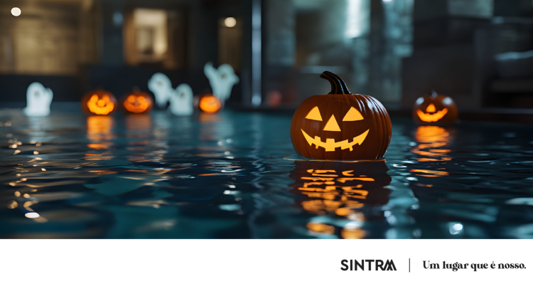 Mega aula de hidroginástica em Sintra para assinalar o Halloween